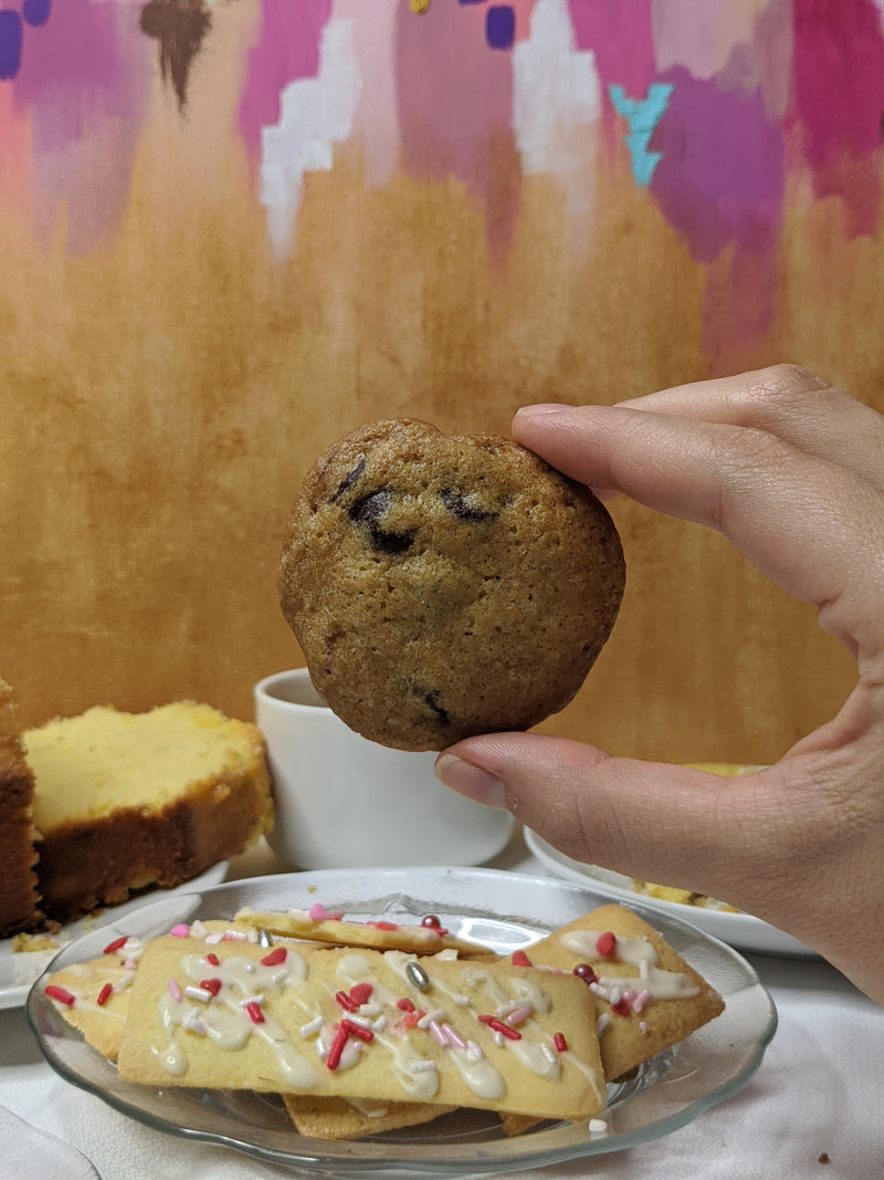 Galletas con chispas de chocolate