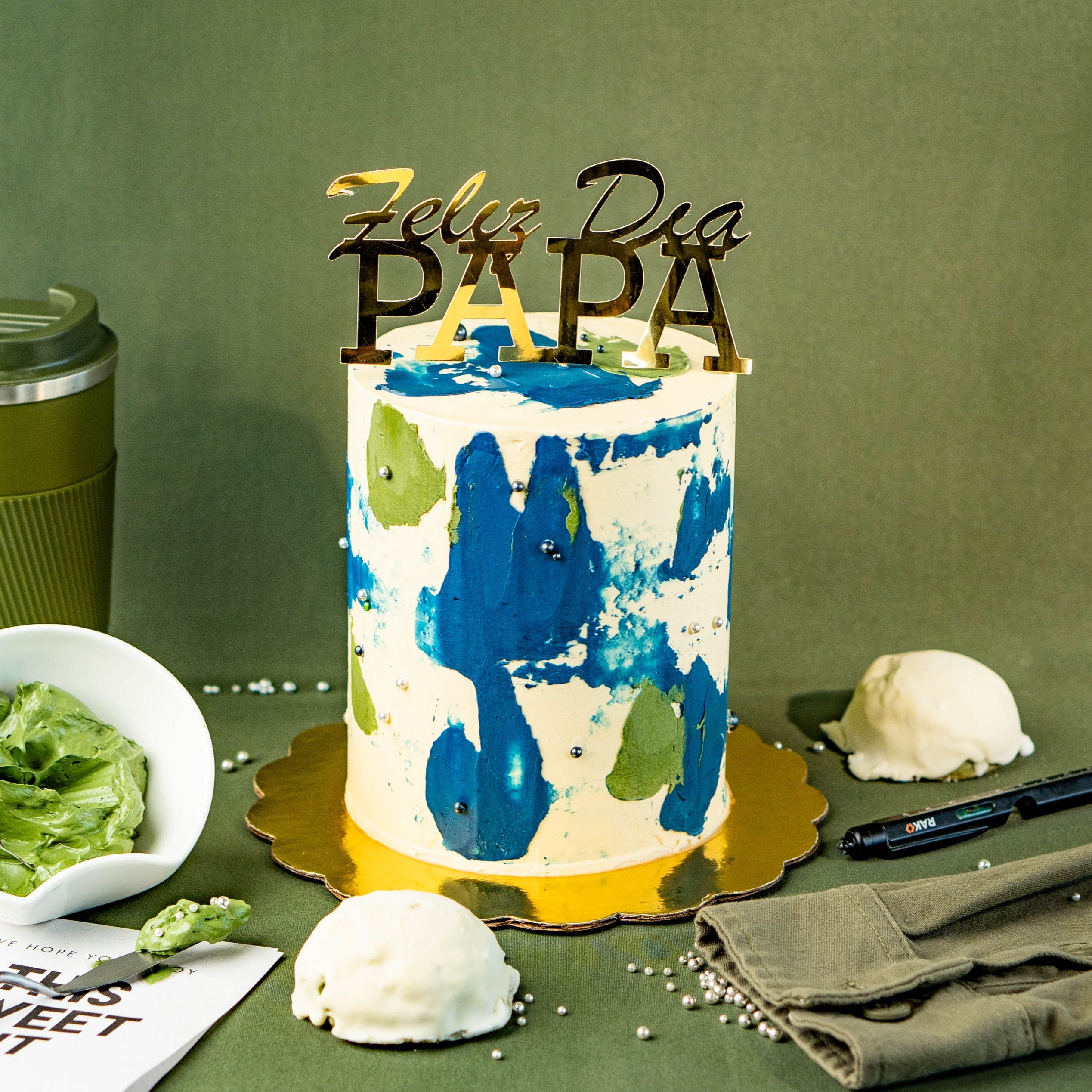 Dia del padre Azul y Verde
